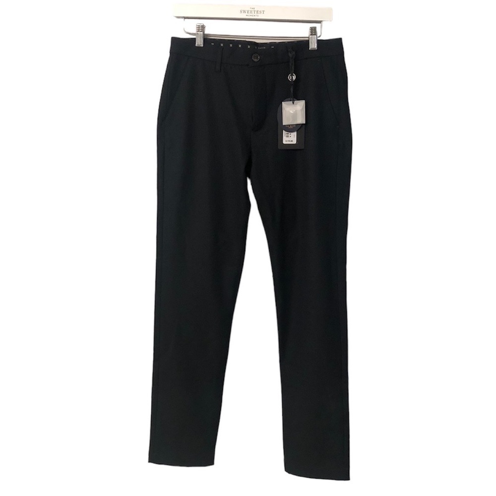 Ted Baker London Semi Plain Trouser Slim Fit Navy Size 30R Men's NWT